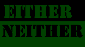 eitherneither